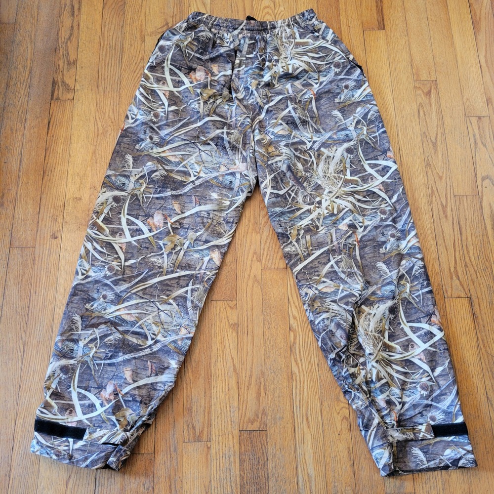 SaphiRose XXL Rain Suit Pants Camo Mesh Lined Adjustable Cuffs Outdoor Hunting - Picture 6 of 6